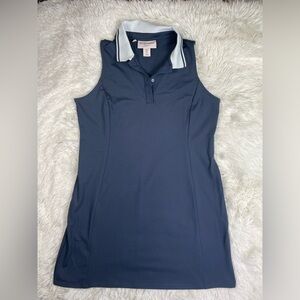 Tommy Bahama Golf Woman's Dress Navy Blue Dress Stretch. Size L